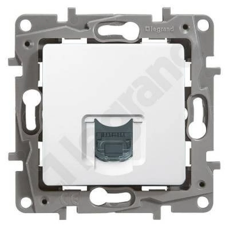 LEGRAND NILOE Πρίζα δικτύου U/UTP 1XRJ45 8(8) CAT5e Λευκή 764571 LEGRAND NILOE Πρίζα δικτύου U/UTP 1XRJ45 8(8) CAT5e Λευκή 764571