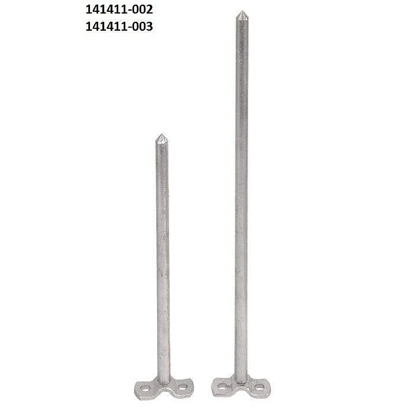 Ακίδα σύλληψης επί στηριγμάτων χαλύβδινη επιψευδαργυρωμένη εν θερμώ (St/tZn) PITTAS 141411-002