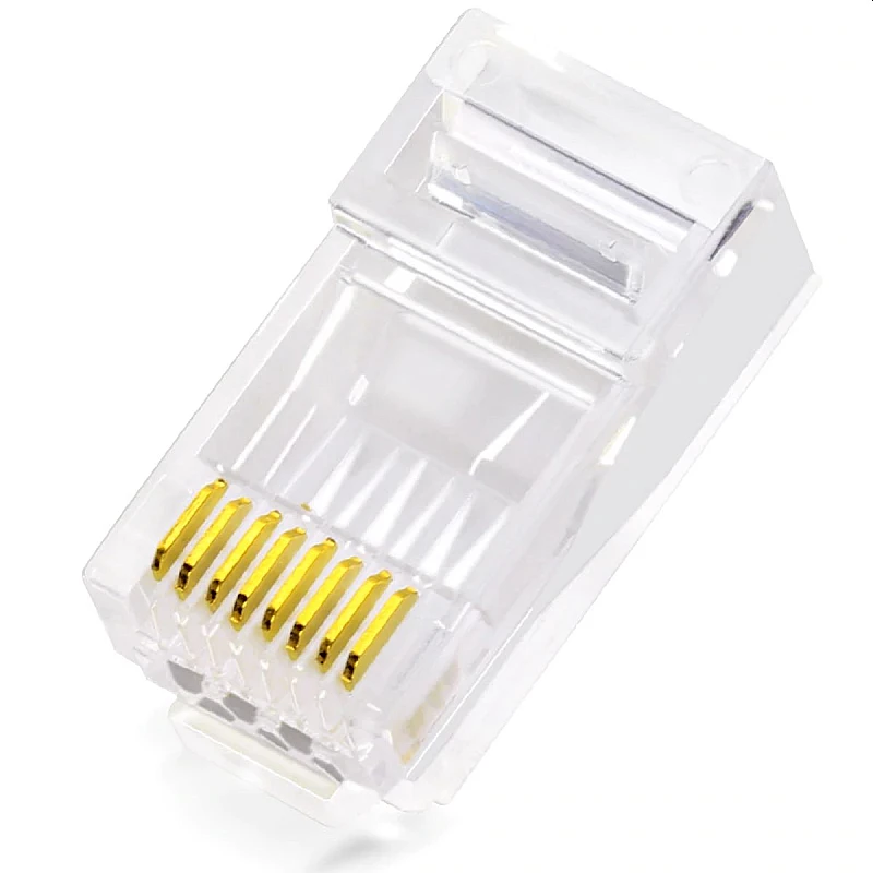 Φις δικτύου RJ45 Cat6 50U 8 pin 1 τεμάχιο OEM 200200600 Φις δικτύου RJ45 Cat6 50U 8 pin 1 τεμάχιο OEM 200200600