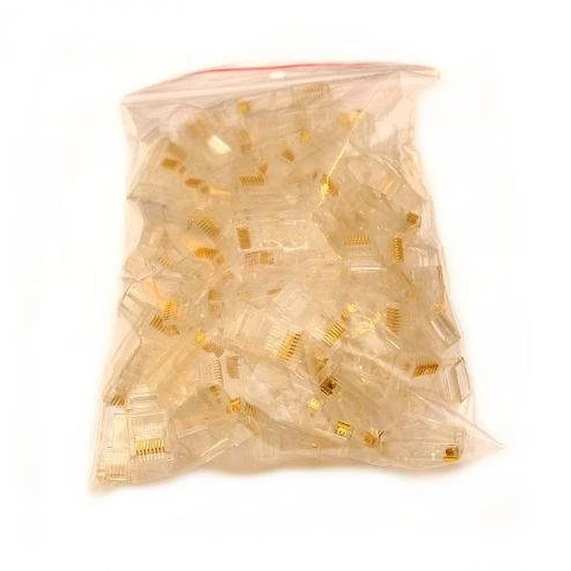 Φις δικτύου RJ45 Cat6 50U 8 pin 1 τεμάχιο OEM 200200600 Φις δικτύου RJ45 Cat6 50U 8 pin 1 τεμάχιο OEM 200200600