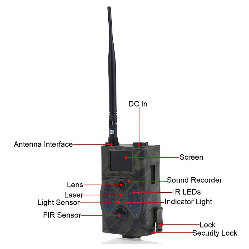 Suntek HC300M 12MP 1080P Κάμερα Παραλλαγής 2G MMS/SMS/Email GSM Suntek HC300M 12MP 1080P Κάμερα Παραλλαγής 2G MMS/SMS/Email GSM