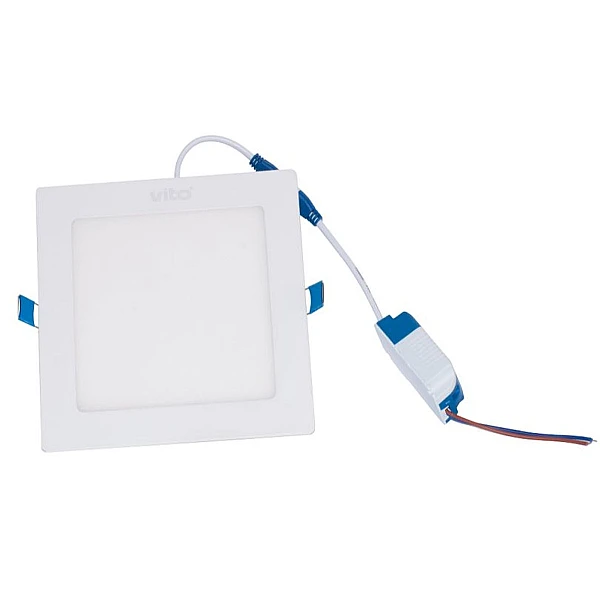 LED Πάνελ Φωτιστικό Οροφής Τετράγωνο χωνευτό 6Watt LENA-SX VITO 2024060 θερμό λευκό 3000K