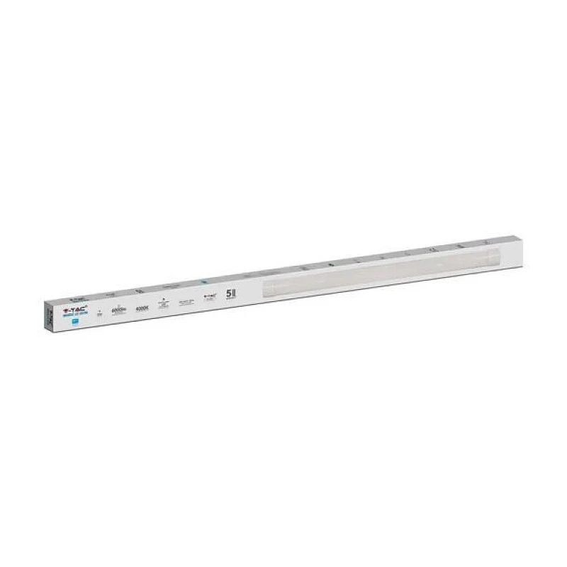 Φωτιστικό LED 50W Γραμμικό Πρισματικό Samsung 150cm Ψυχρό Λευκό 6500Κ 20355 V TAC Φωτιστικό LED 50W Γραμμικό Πρισματικό Samsung 150cm Ψυχρό Λευκό 6500Κ 20355 V TAC