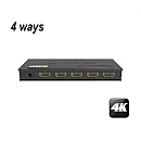 EDISION 4K HDMI Splitter 1x4 Διανεμητής υψηλής ευκρίνειας 1 είσοδος σε 4 Εξόδους με 4K/2K/3D/1080P 07-07-0102 EDISION 4K HDMI Splitter 1x4 Διανεμητής υψηλής ευκρίνειας 1 είσοδος σε 4 Εξόδους με 4K/2K/3D/1080P 07-07-0102