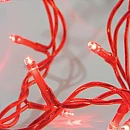 Χριστουγεννιάτικα λαμπάκια LED 100L με κοντρόλ 8 λειτουργιών κόκκινο καλώδιο σε λευκό LED 600-11057 EUROLAMP Χριστουγεννιάτικα λαμπάκια LED 100L με κοντρόλ 8 λειτουργιών κόκκινο καλώδιο σε λευκό LED 600-11057 EUROLAMP