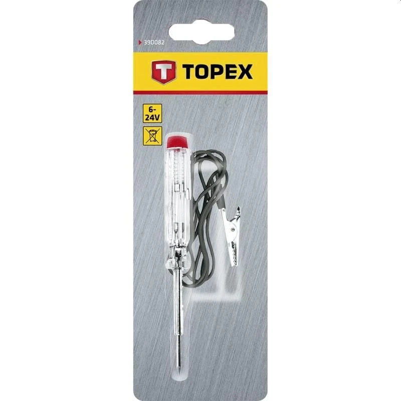 Κατσαβίδι Δοκιμαστικό Αυτοκινήτων 140 mm 6-24V 39D082 TOPEX Κατσαβίδι Δοκιμαστικό Αυτοκινήτων 140 mm 6-24V 39D082 TOPEX