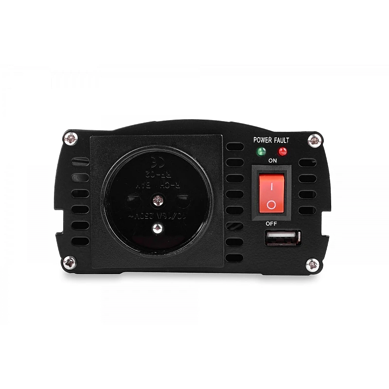 Voltage inverter 350/500W 12V/230V PLUS +USB 5V/500mA VOLT-3IPS50012P VOLT POLSKA Voltage inverter 350/500W 12V/230V PLUS +USB 5V/500mA VOLT-3IPS50012P VOLT POLSKA