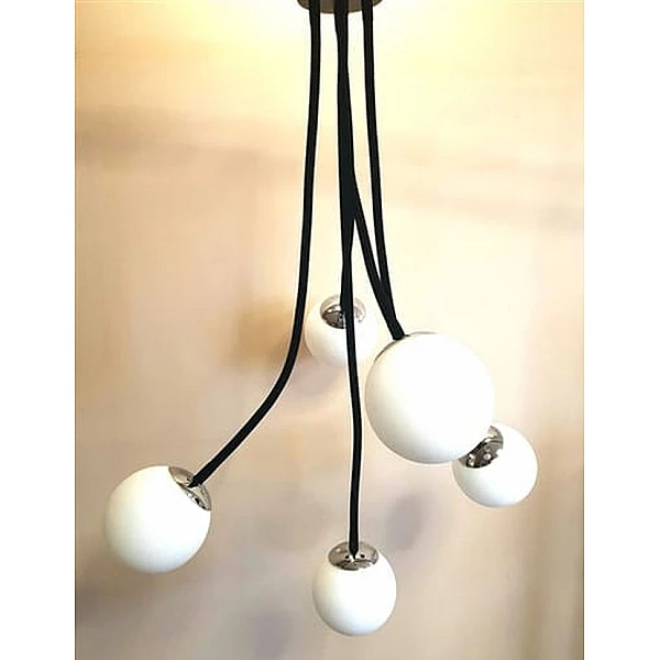Κρεμαστό Φωτιστικό Πολύφωτο 5xE27 AC-OCTANS-5E27-BLK ACERTO