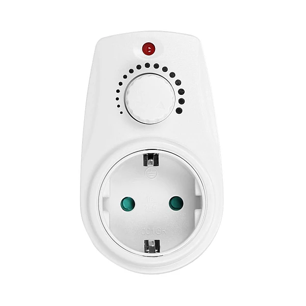 ORNO Adapter With Dimmer Μονή Εξωτερική Πρίζα Ρεύματος με ντίμερ 280watt OR-AE-13114(GS)