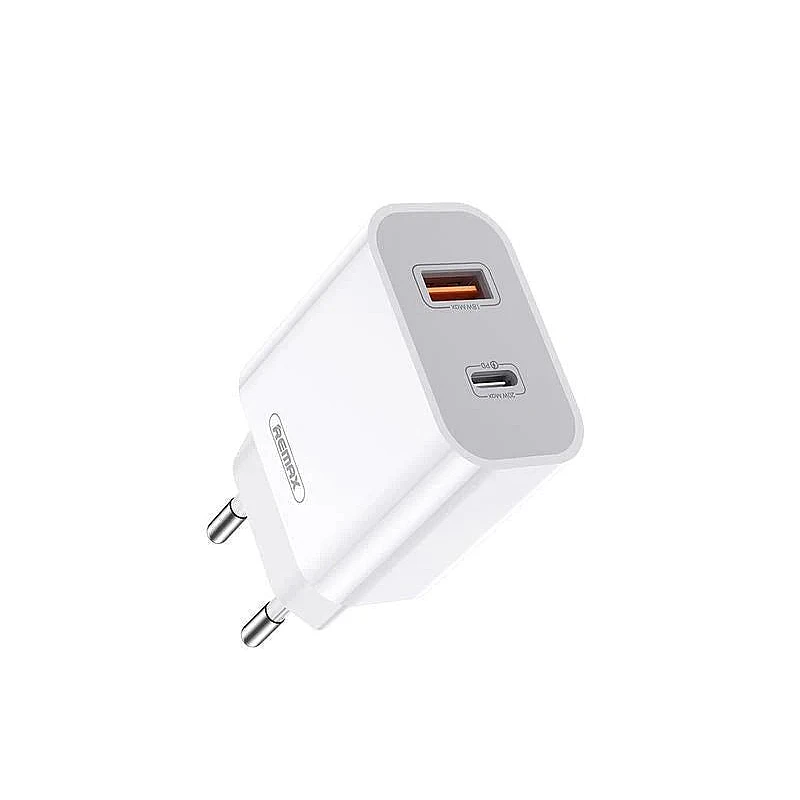 Remax RP-U68 Ταχυφορτιστής για smartphones 20W PD+QC με έξοδο 1XUSB και 1ΧType-C Λευκός Χωρίς Καλώδιο Remax RP-U68 Ταχυφορτιστής για smartphones 20W PD+QC με έξοδο 1XUSB και 1ΧType-C Λευκός Χωρίς Καλώδιο