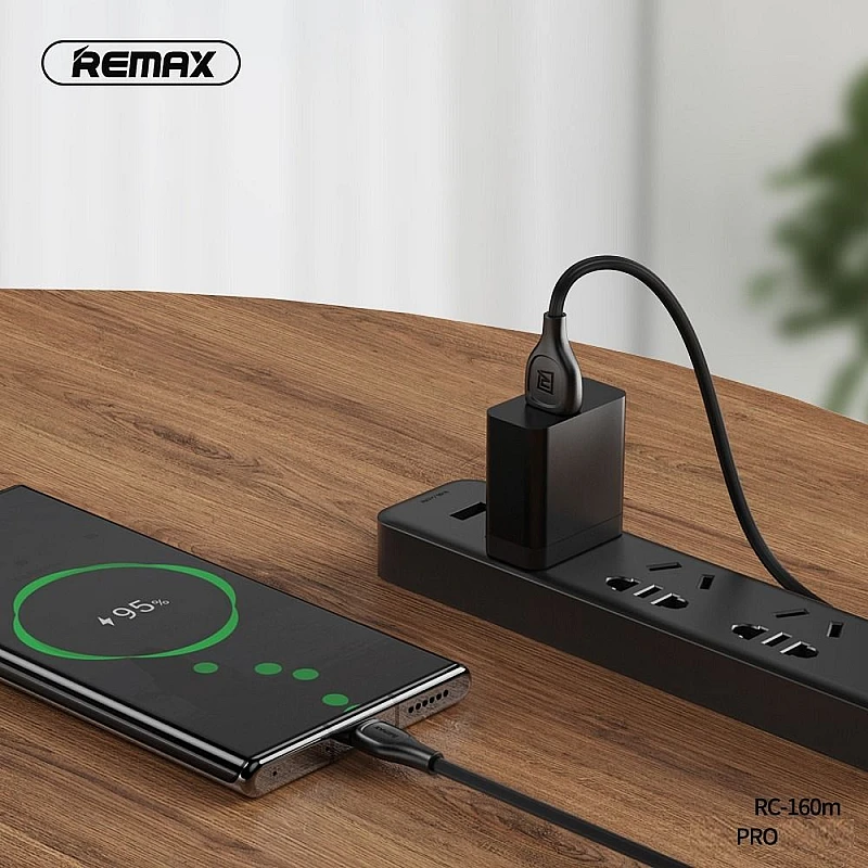 Remax LESU PRO RC-160m Καλώδιο Φόρτισης και μεταφοράς δεδομένων Micro USB 1.0m Μαύρο Remax LESU PRO RC-160m Καλώδιο Φόρτισης και μεταφοράς δεδομένων Micro USB 1.0m Μαύρο