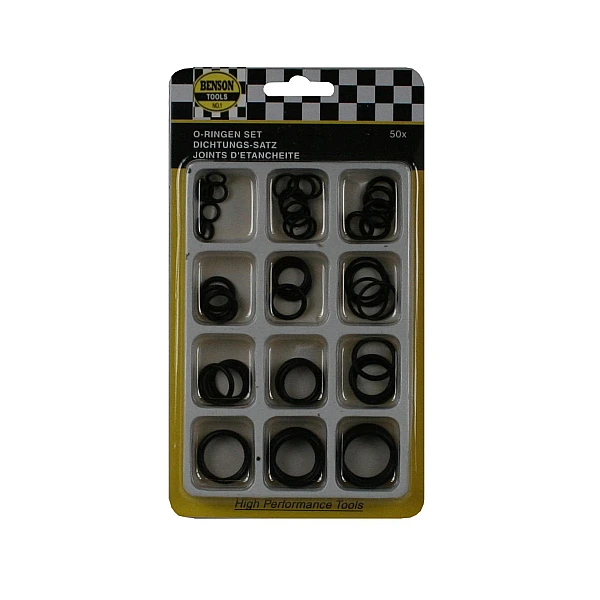 Σετ Λαστιχάκια (φλάντζες ) O-ring 50 Τεμ. 000206 BENSON Tools