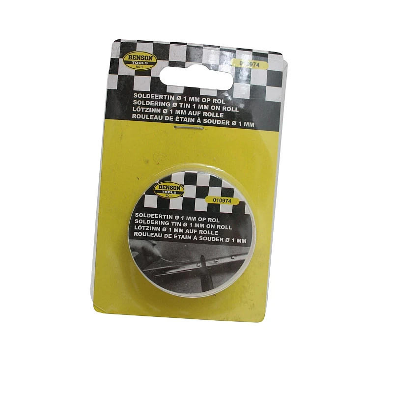 Καλάι Συγκόλλησης (Κόλληση)60g Ρολό 1.0mm 010974 BENSON Καλάι Συγκόλλησης (Κόλληση)60g Ρολό 1.0mm 010974 BENSON
