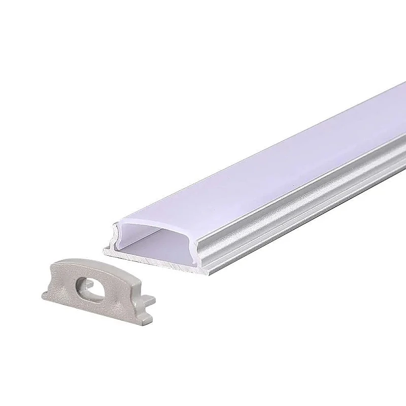 Προφίλ αλουμινίου για ταινίες led 2000 x 18 x 6mm με γαλακτερό καπάκι V-TAC 2909 Προφίλ αλουμινίου για ταινίες led 2000 x 18 x 6mm με γαλακτερό καπάκι V-TAC 2909