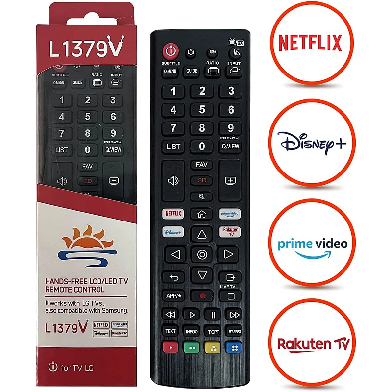 RM-L1379V Τηλεχειριστήριο SMART τηλεόρασης LG τύπου Original κατάλληλο για μοντέλα LCD/LED TV SMASH RM-L1379V Τηλεχειριστήριο SMART τηλεόρασης LG τύπου Original κατάλληλο για μοντέλα LCD/LED TV SMASH