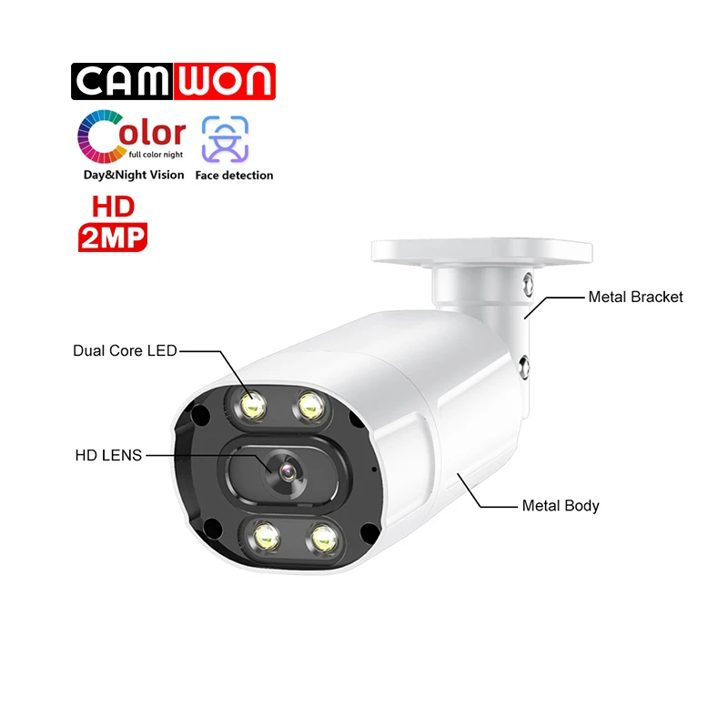 CAMWON MHD-FW24F200A Full Color Night Vision κάμερα HD 2Mpixels 3in1 2.8mm IP66 Λευκή CAMWON MHD-FW24F200A Full Color Night Vision κάμερα HD 2Mpixels 3in1 2.8mm IP66 Λευκή
