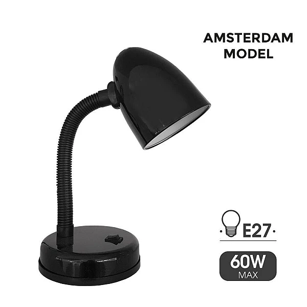 Φωτιστικό γραφείου μεταλλικό εύκαμπτο AMSTERDAM 30255 EDM Spain