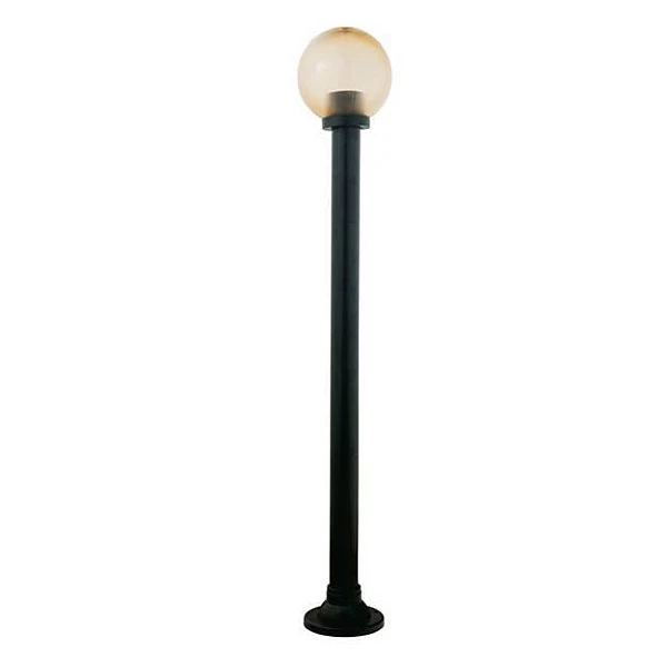 Φωτιστικό κολωνάκι 70cm με Μπάλα (Golden)  Φ200 Ε27 εξωτερικού χώρου GARDENIA-G VITO 3240300+3240270