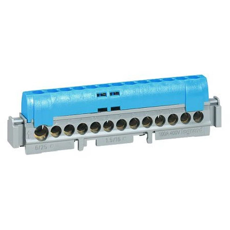 LEGRAND 04844 Μπάρα ουδετέρου 25 mm² + 12 x 16 mm² μπλε LEGRAND 04844 Μπάρα ουδετέρου 25 mm² + 12 x 16 mm² μπλε