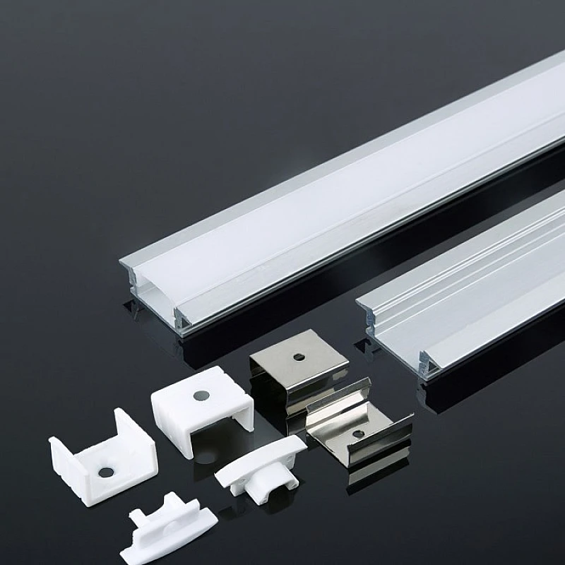 Προφίλ αλουμινίου χωνευτό για ταινίες led 2000 x 24,7 x 7mm VT-8106 V-TAC 3350 Προφίλ αλουμινίου χωνευτό για ταινίες led 2000 x 24,7 x 7mm VT-8106 V-TAC 3350