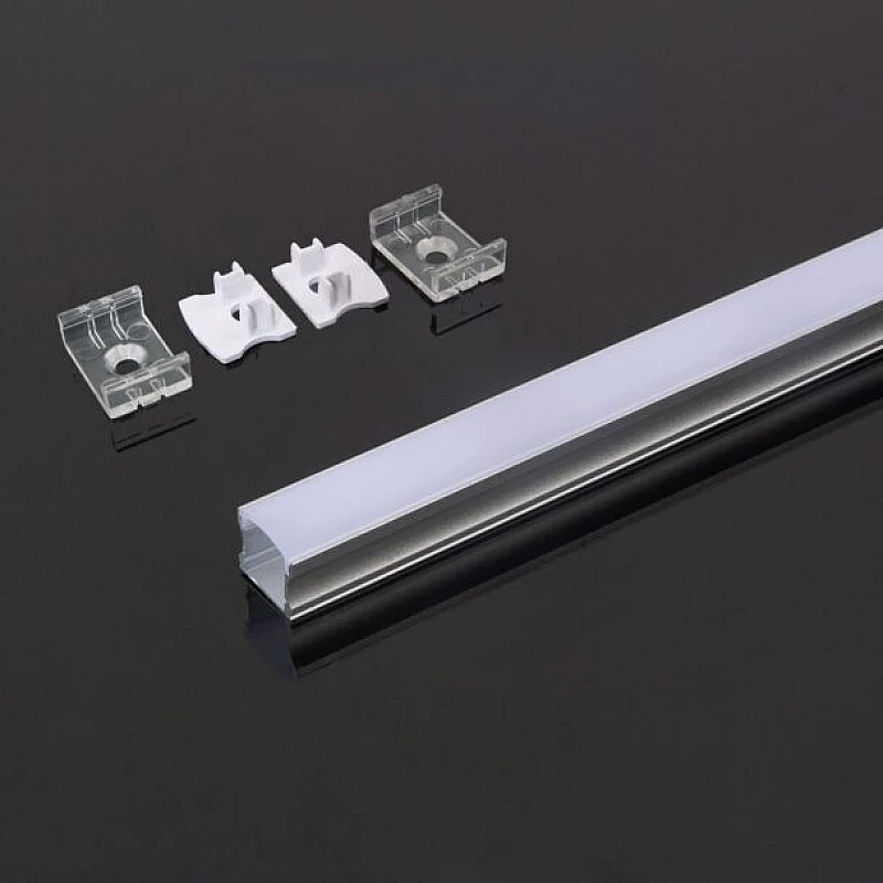 Προφίλ αλουμινίου για ταινίες led 2000 x 17.2 x 15mm λευκό σώμα με γαλακτερό καπάκι VT-8110 V-TAC 3366 Προφίλ αλουμινίου για ταινίες led 2000 x 17.2 x 15mm λευκό σώμα με γαλακτερό καπάκι VT-8110 V-TAC 3366