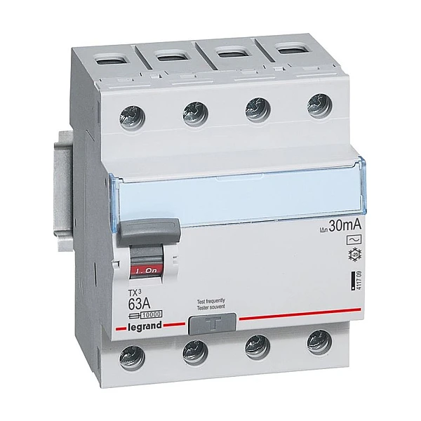 LEGRAND 4Ρ 100Α 30mA Ρελέ Διαφυγής Τριφασικό (Διακόπτης διαρροής) RX3