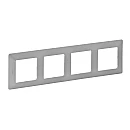 LEGRAND Valena Life Πλαίσιο 4 θέσεων αλουμίνιο 754134 LEGRAND Valena Life Πλαίσιο 4 θέσεων αλουμίνιο 754134