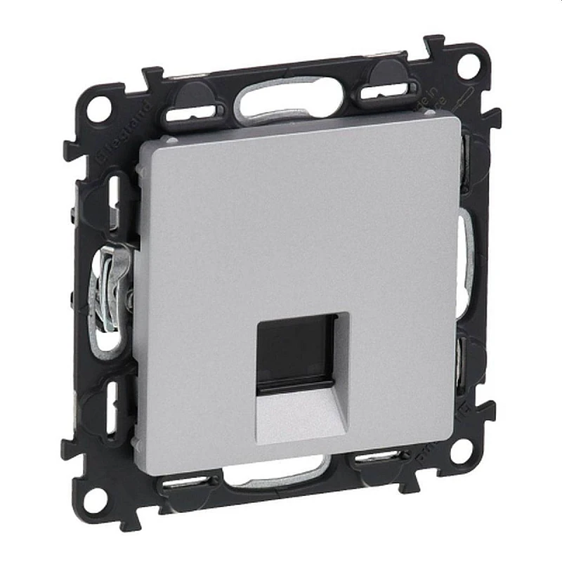 LEGRAND Valena Life Πρίζα δικτύου U/UTP 1XRJ45 CAT6 χωνευτή 753342 Αλουμίνιο LEGRAND Valena Life Πρίζα δικτύου U/UTP 1XRJ45 CAT6 χωνευτή 753342 Αλουμίνιο