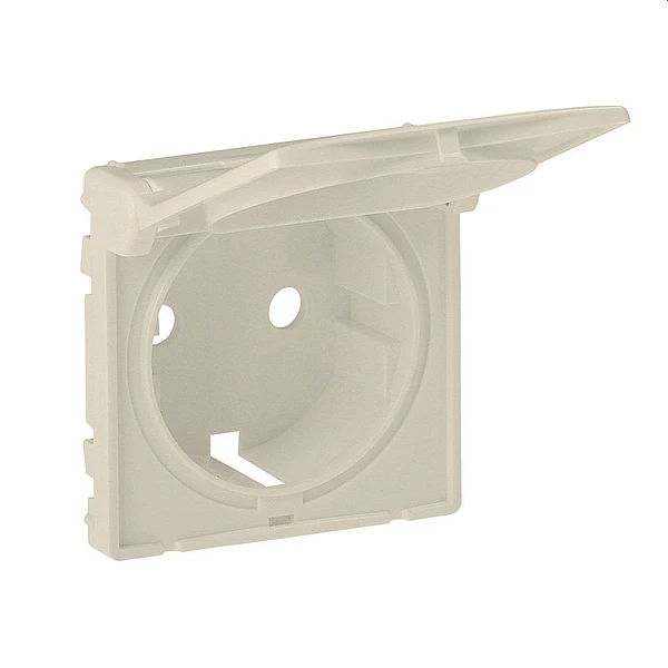 LEGRAND Valena Life πλακίδιο πρίζας με καπάκι κρεμ (ivory) 754841