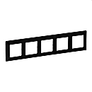 LEGRAND Valena Life Πλαίσιο 5 θέσεων Μαύρο 754255 LEGRAND Valena Life Πλαίσιο 5 θέσεων Μαύρο 754255