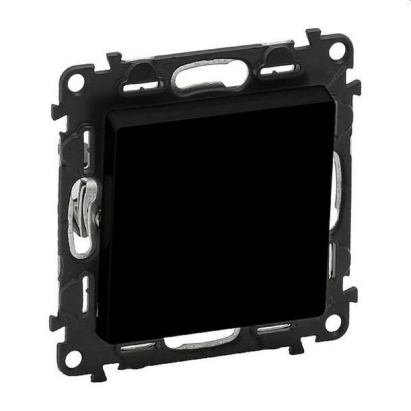 LEGRAND Valena Life Διακόπτης Απλός χωνευτός 10A 250V Μαύρος 756301 LEGRAND Valena Life Διακόπτης Απλός χωνευτός 10A 250V Μαύρος 756301