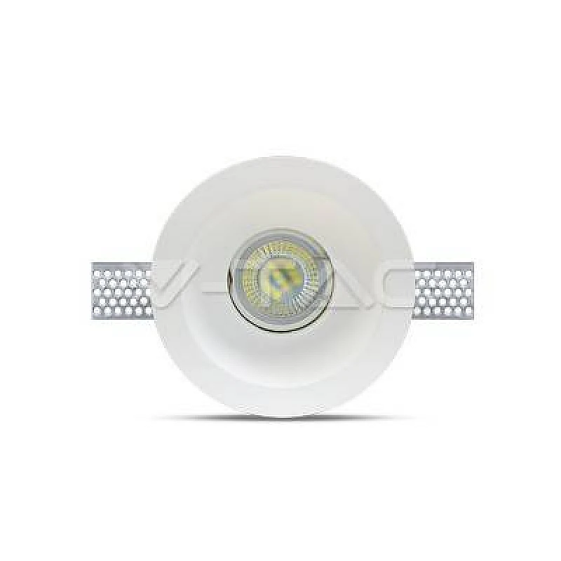 Γύψινο Χωνευτό Φωτιστικό Οροφής Λευκό VT-776RD V-TAC 3640 Γύψινο Χωνευτό Φωτιστικό Οροφής Λευκό VT-776RD V-TAC 3640