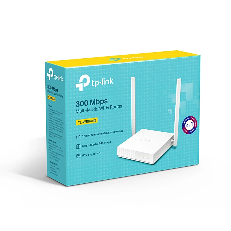 TP-LINK TL-WR844N V1 300Mbps Multi-Mode Wi-Fi Router TP-LINK TL-WR844N V1 300Mbps Multi-Mode Wi-Fi Router