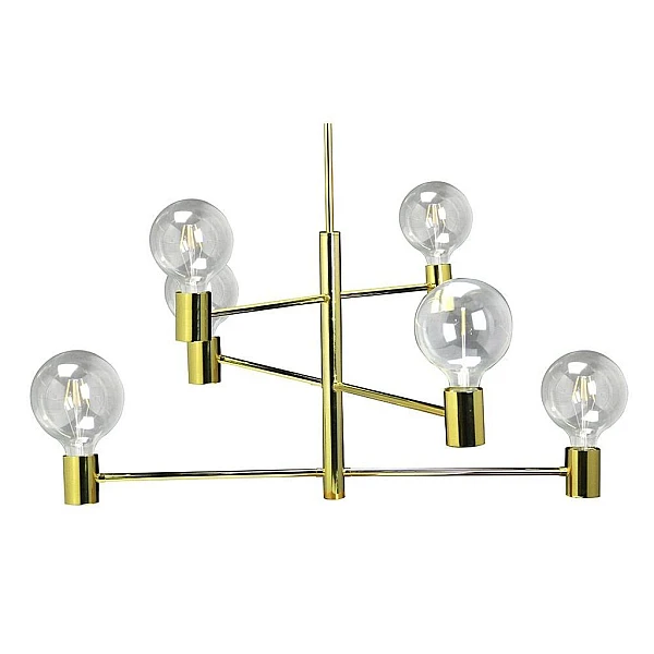 Πολύφωτο κρεμαστό φωτιστικό με 6 ντουί E27  Modern 6 Bulb Chandelier VT-7400 V-TAC 3889