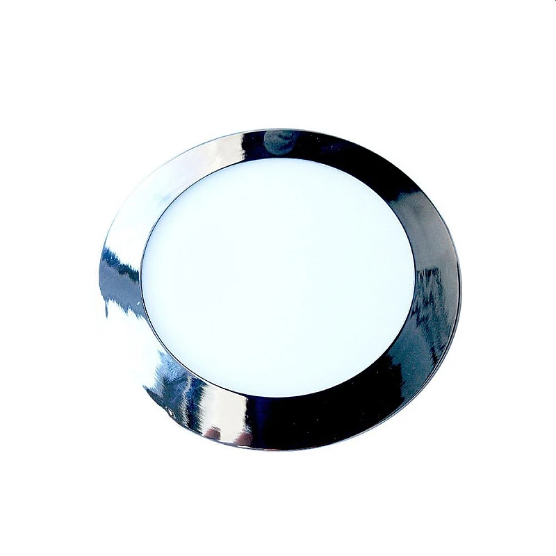 LED Πάνελ chrome 18Watt Φωτιστικό Οροφής χωνευτό ψυχρό λευκό 6400K VT-1807CH V-TAC 6348