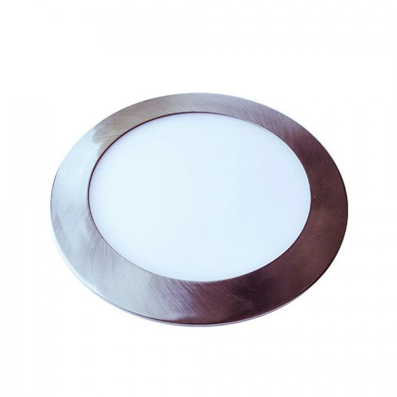 LED Πάνελ Νίκελ ματ 24Watt Φωτιστικό Οροφής χωνευτό Θερμό λευκό 3000K VT-2407SN V-TAC 6355