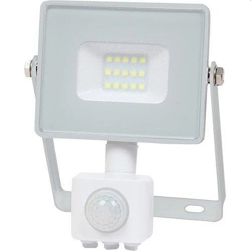 Προβολέας LED SAMSUNG 10W Φυσικό λευκό 4000K Λευκός με ανιχνευτή VT-10-S 434 V-TAC Προβολέας LED SAMSUNG 10W Φυσικό λευκό 4000K Λευκός με ανιχνευτή VT-10-S 434 V-TAC