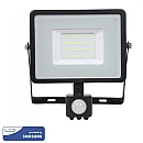 Προβολέας LED SAMSUNG 30W Ψυχρό Λευκό 6400K Μαύρος με ανιχνευτή VT-30-S 462 V-TAC Προβολέας LED SAMSUNG 30W Ψυχρό Λευκό 6400K Μαύρος με ανιχνευτή VT-30-S 462 V-TAC