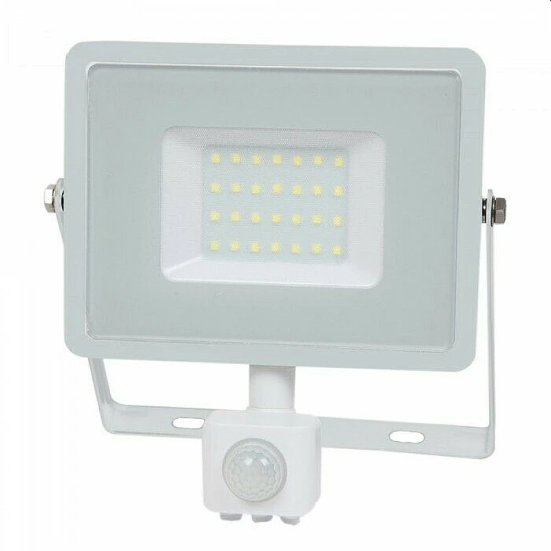 Προβολέας LED SAMSUNG 30W Ψυχρό Λευκό 6400K Λευκός με ανιχνευτήVT-30-S 459 V-TAC Προβολέας LED SAMSUNG 30W Ψυχρό Λευκό 6400K Λευκός με ανιχνευτήVT-30-S 459 V-TAC