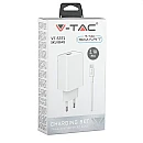 Ταχυφορτιστής για smartphones 5V/2.1A με Micro USB Λευκός VT-5371 V-TAC 8645 Ταχυφορτιστής για smartphones 5V/2.1A με Micro USB Λευκός VT-5371 V-TAC 8645