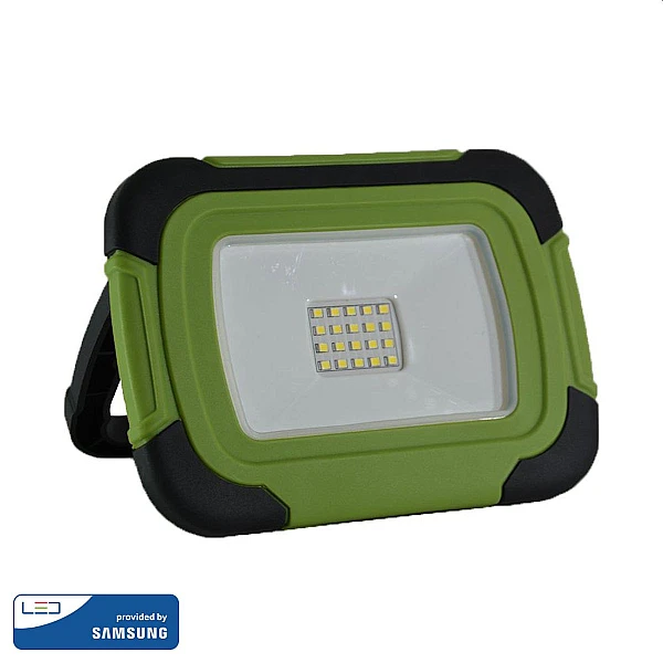 Προβολέας LED SAMSUNG SMD 10W Φυσικό λευκό 4000K επαναφορτιζόμενος VT-10-R 20038 V-TAC