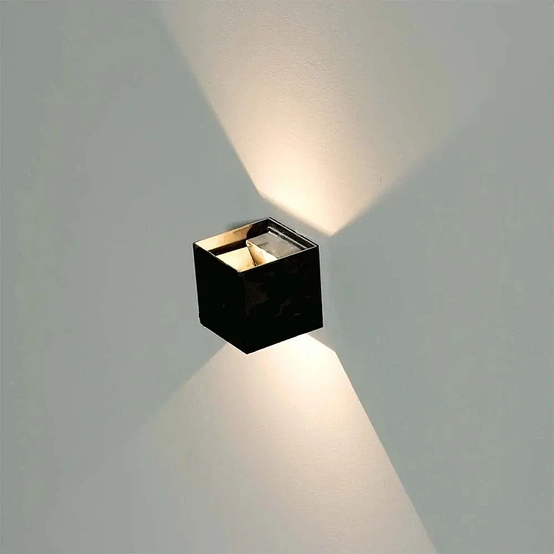 Φωτιστικό LED επιτοίχιο 5W τετράγωνο μαύρο σώμα 4000Κ φυσικό λευκό VT-759 V-TAC 217087 Φωτιστικό LED επιτοίχιο 5W τετράγωνο μαύρο σώμα 4000Κ φυσικό λευκό VT-759 V-TAC 217087