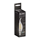 Λαμπτήρας Led E14 C35 φλόγα 4Watt Ψυχρό λευκό 6500K Κεράκι Filament VT-1997 214430 V-TAC Λαμπτήρας Led E14 C35 φλόγα 4Watt Ψυχρό λευκό 6500K Κεράκι Filament VT-1997 214430 V-TAC