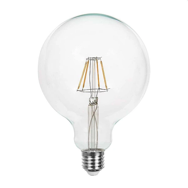 Λαμπτήρας Led E27 Filament G125 10Watt Φυσικό λευκό 4000K VT-1979 214423 V-TAC
