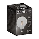 Λαμπτήρας Led E27 Filament G125 10Watt Φυσικό λευκό 4000K VT-1979 214423 V-TAC Λαμπτήρας Led E27 Filament G125 10Watt Φυσικό λευκό 4000K VT-1979 214423 V-TAC