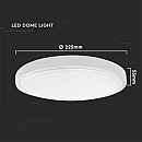 LED πλαφονιέρα 18W στρογγυλή ψυχρό λευκό 6500K IP44 Λευκό 100lm/W 7617 V-TAC LED πλαφονιέρα 18W στρογγυλή ψυχρό λευκό 6500K IP44 Λευκό 100lm/W 7617 V-TAC