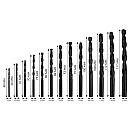 Σετ τρυπανιών μετάλλου HSS 13 τεμαχίων 001807 BENSON Tools Σετ τρυπανιών μετάλλου HSS 13 τεμαχίων 001807 BENSON Tools