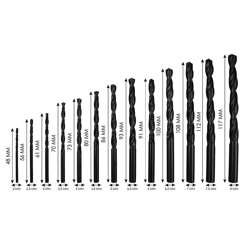 Σετ τρυπανιών μετάλλου HSS 13 τεμαχίων 001807 BENSON Tools Σετ τρυπανιών μετάλλου HSS 13 τεμαχίων 001807 BENSON Tools