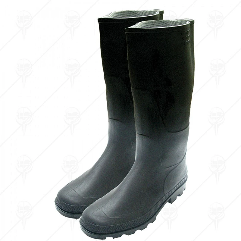 Γαλότσα εργασίας μαύρη PVC № 45 ύψους 38cm 13085 DECOREX