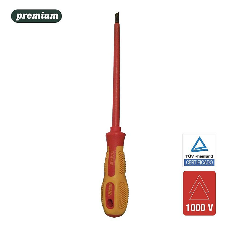 Κατσαβίδι Ηλεκτρολόγων Ίσιο 5,5 x 125mm με μόνωση έως 1000V DAR05 Mota Spain Κατσαβίδι Ηλεκτρολόγων Ίσιο 5,5 x 125mm με μόνωση έως 1000V DAR05 Mota Spain